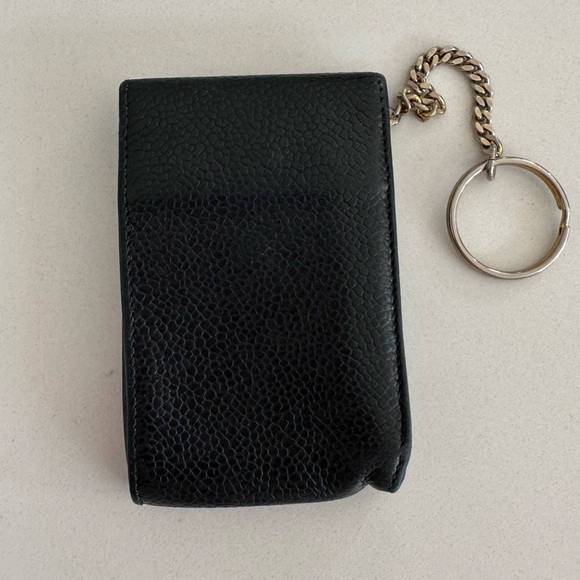 AUTH Chanel Multi-Use Pouch Card Case Key Chain - Picture 3 of 6